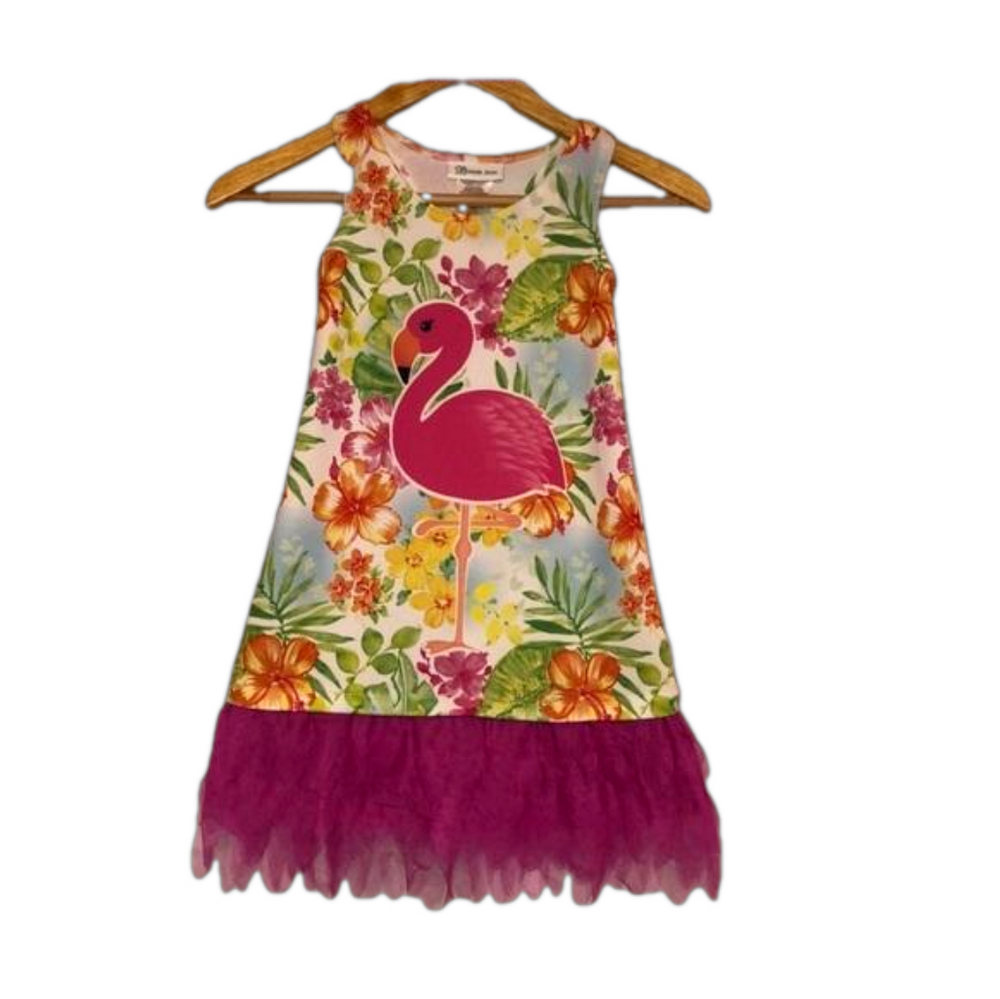 Bonnie Jean pink gorgeous (6) GUC flamingo dress